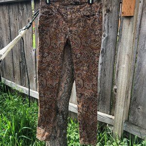 Groovy Paisley Prana jeans